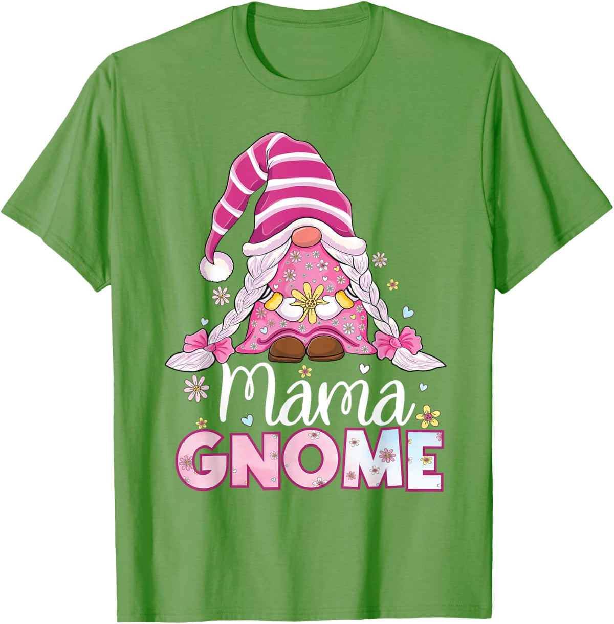 Flower For Mom Gnomies Cute Gnome Mom Happy Mother&#39;s Day