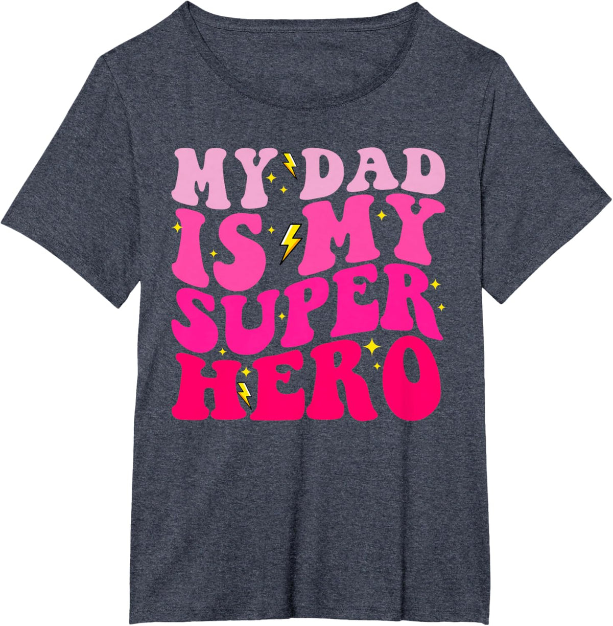 Daughter Father&#39;s Day Shirt My Dad Is My Superhero Girls