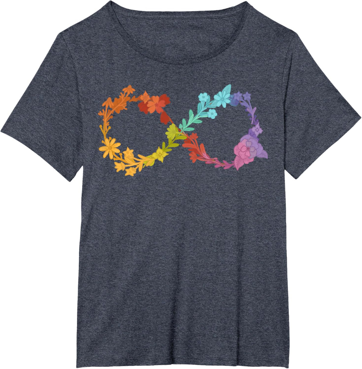 Floral Neurodiversity Infinity Symbol Autism Awareness