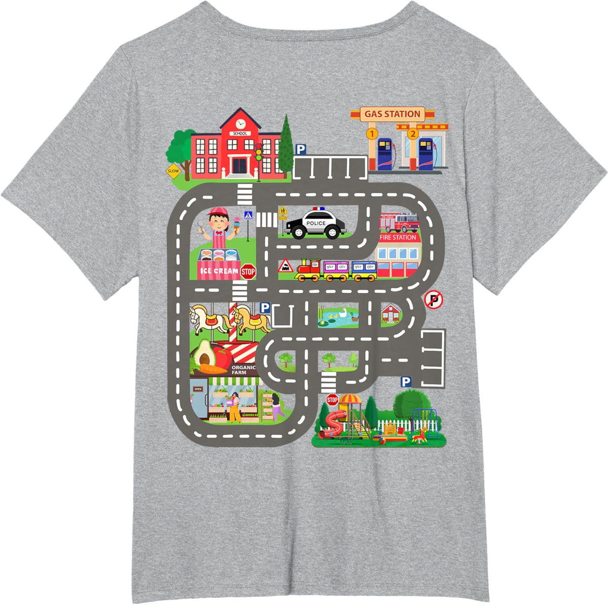 Kids Play Cars on Dad&#39;s Back Funny Father&#39;s Day Race Track