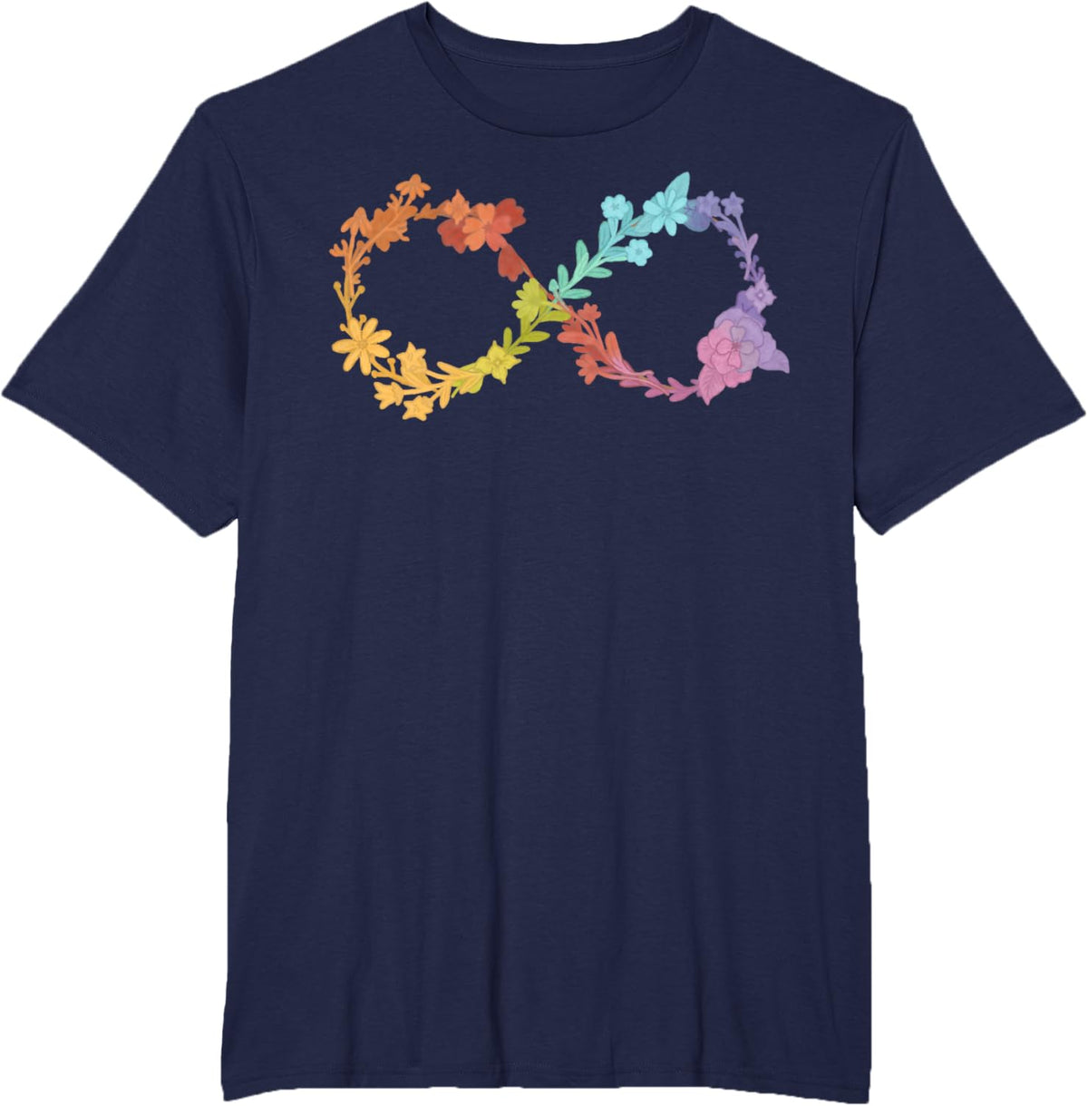 Floral Neurodiversity Infinity Symbol Autism Awareness
