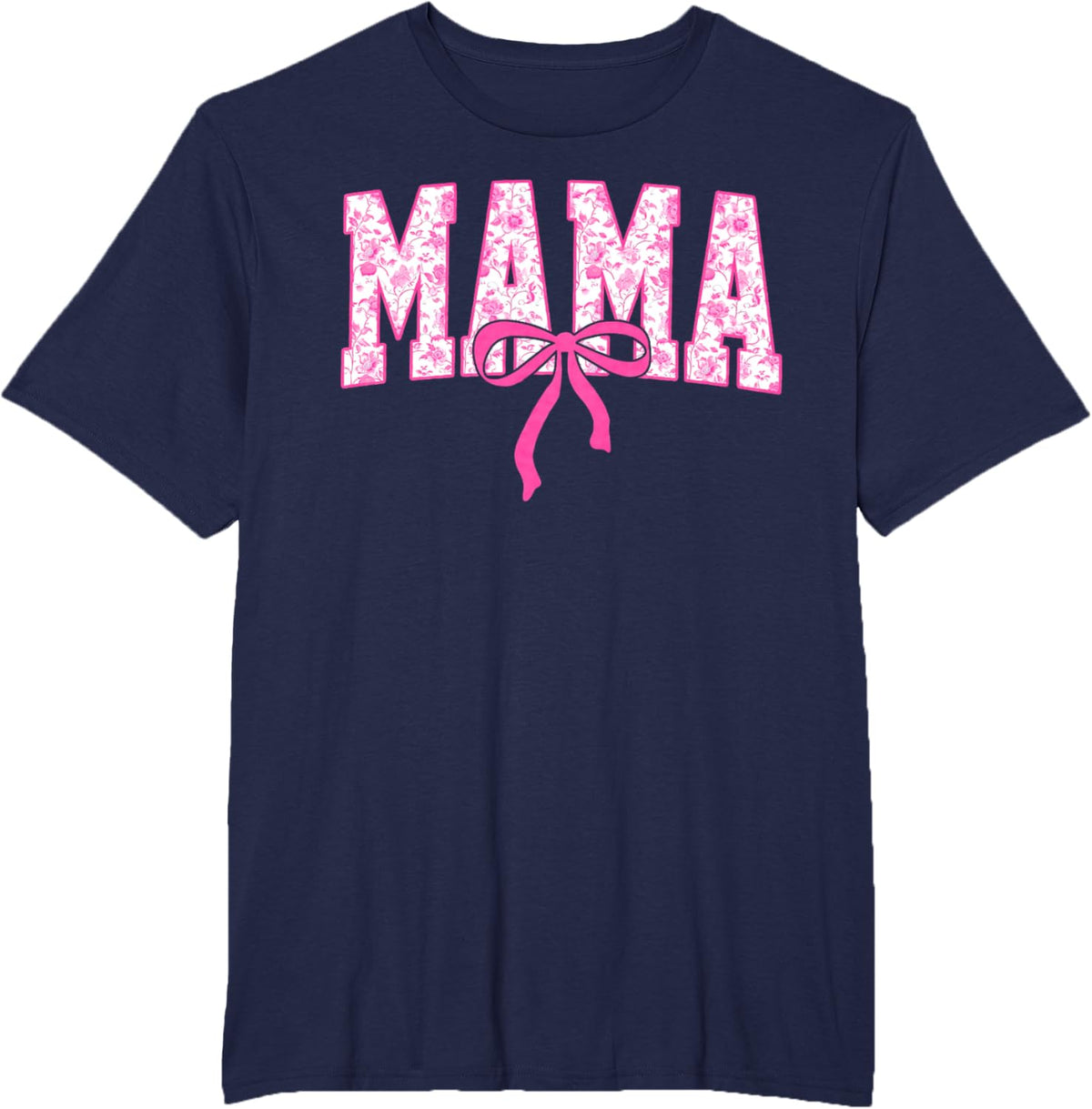 Coquette Pink Chinoiserie Mama Floral Bow Mom Mothers Day