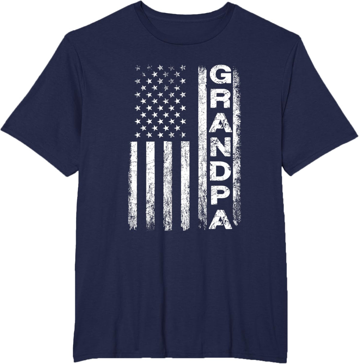 Grandpa Vintage American Flag Father&#39;s Day 4th of July Papa