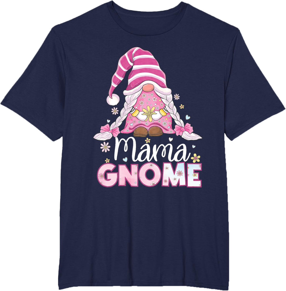 Flower For Mom Gnomies Cute Gnome Mom Happy Mother&#39;s Day