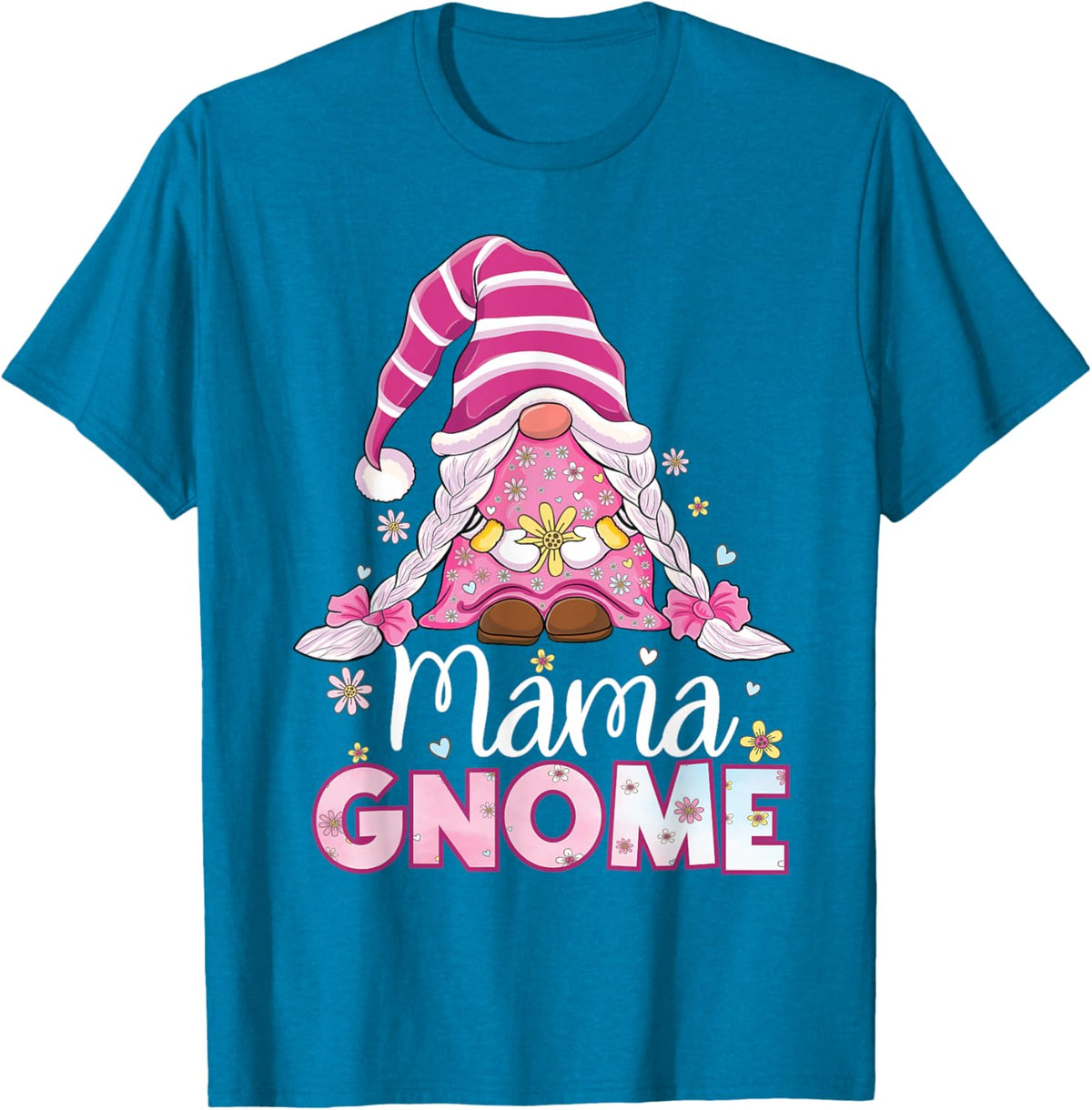 Flower For Mom Gnomies Cute Gnome Mom Happy Mother&#39;s Day