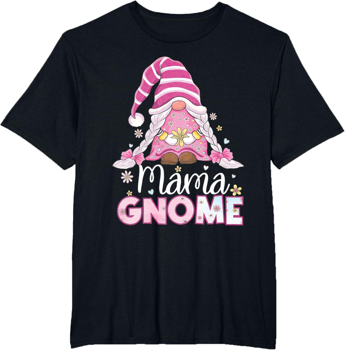 Flower For Mom Gnomies Cute Gnome Mom Happy Mother&#39;s Day