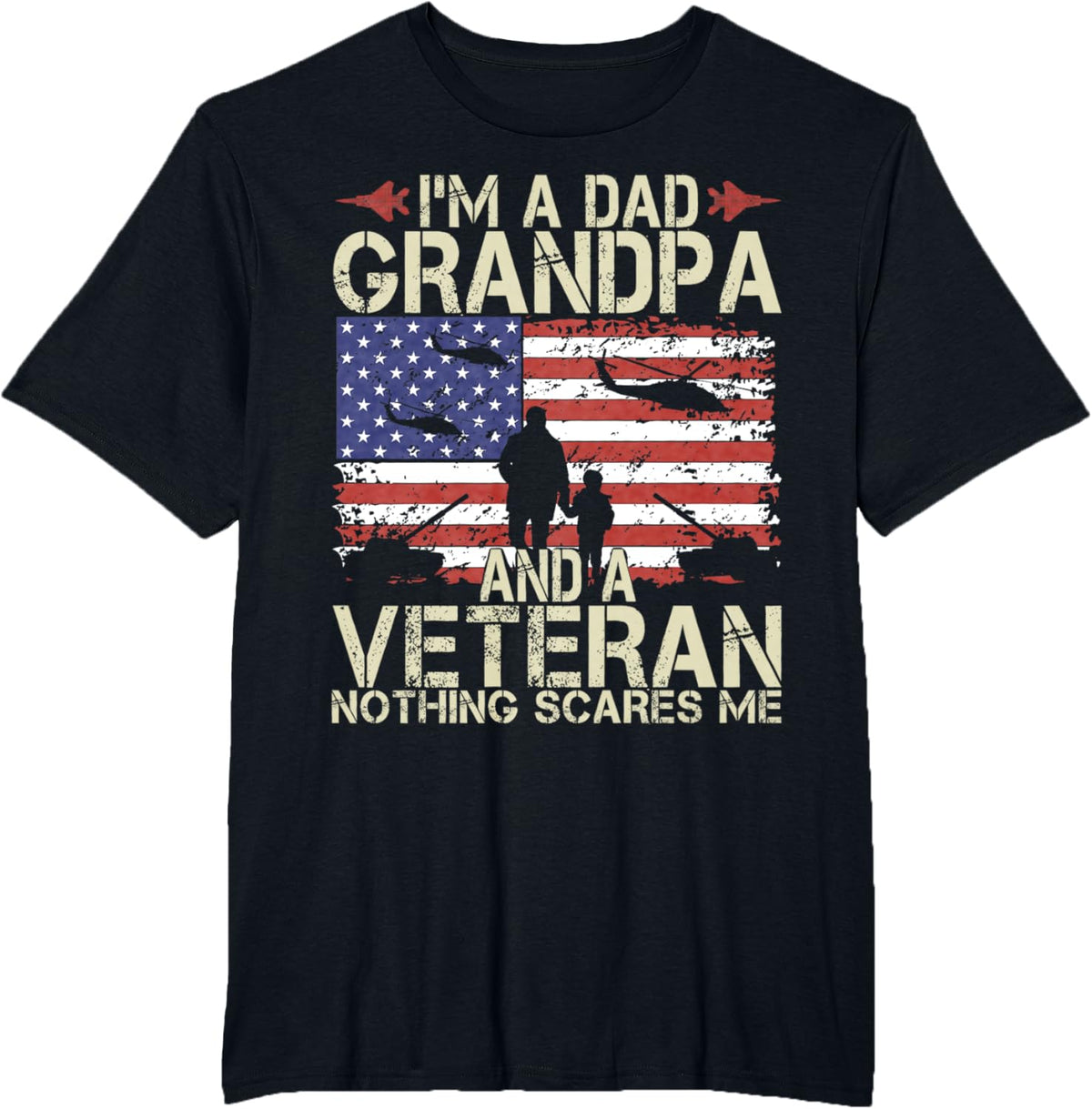 I&#39;m A Dad Grandpa And Veteran Fathers Day Papa Grandpa Gifts