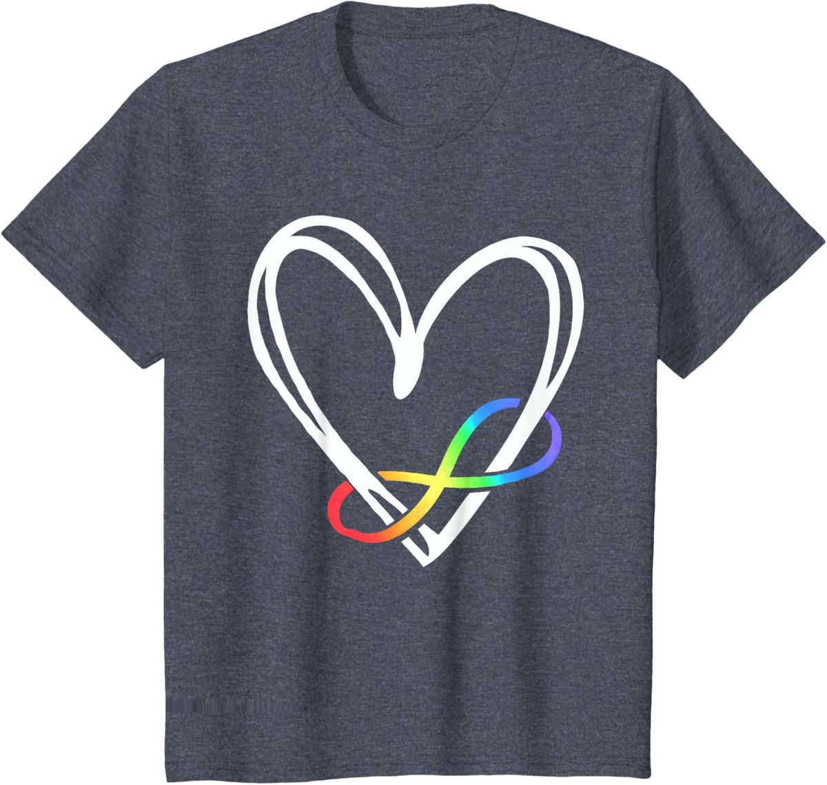 Infinity Heart Autism Awareness Love Needs No Words Tie Dye