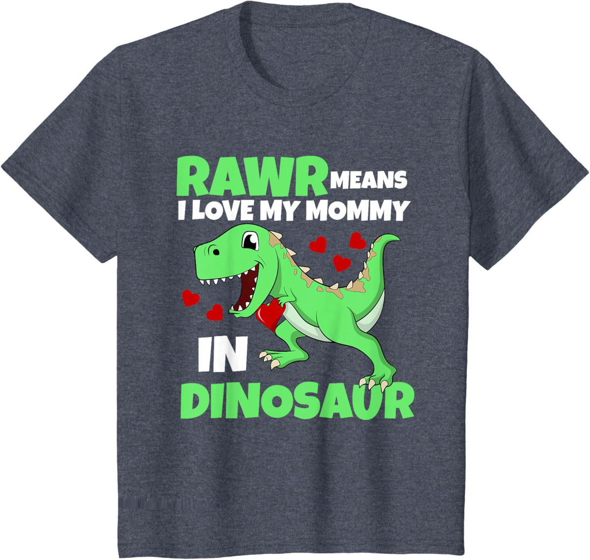 Kids I Love My Mommy Rawr Dinosaur Mom Mother&#39;s Day Toddler Boy Mother Shirt