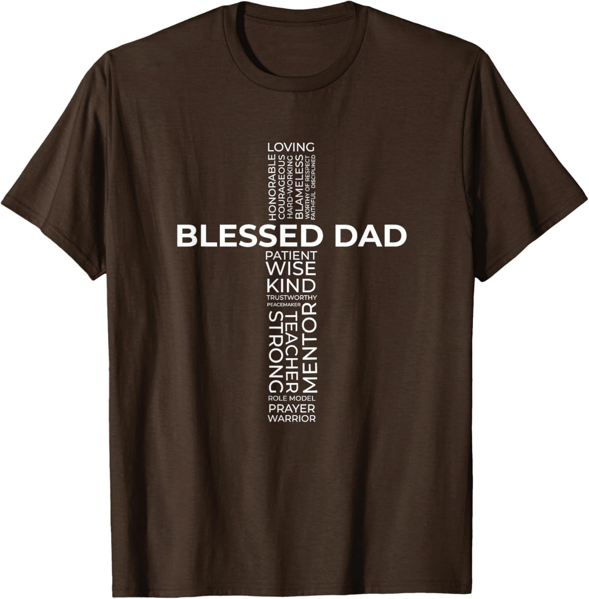 Christian Blessed Dad Cross Father&#39;s Day Shirt