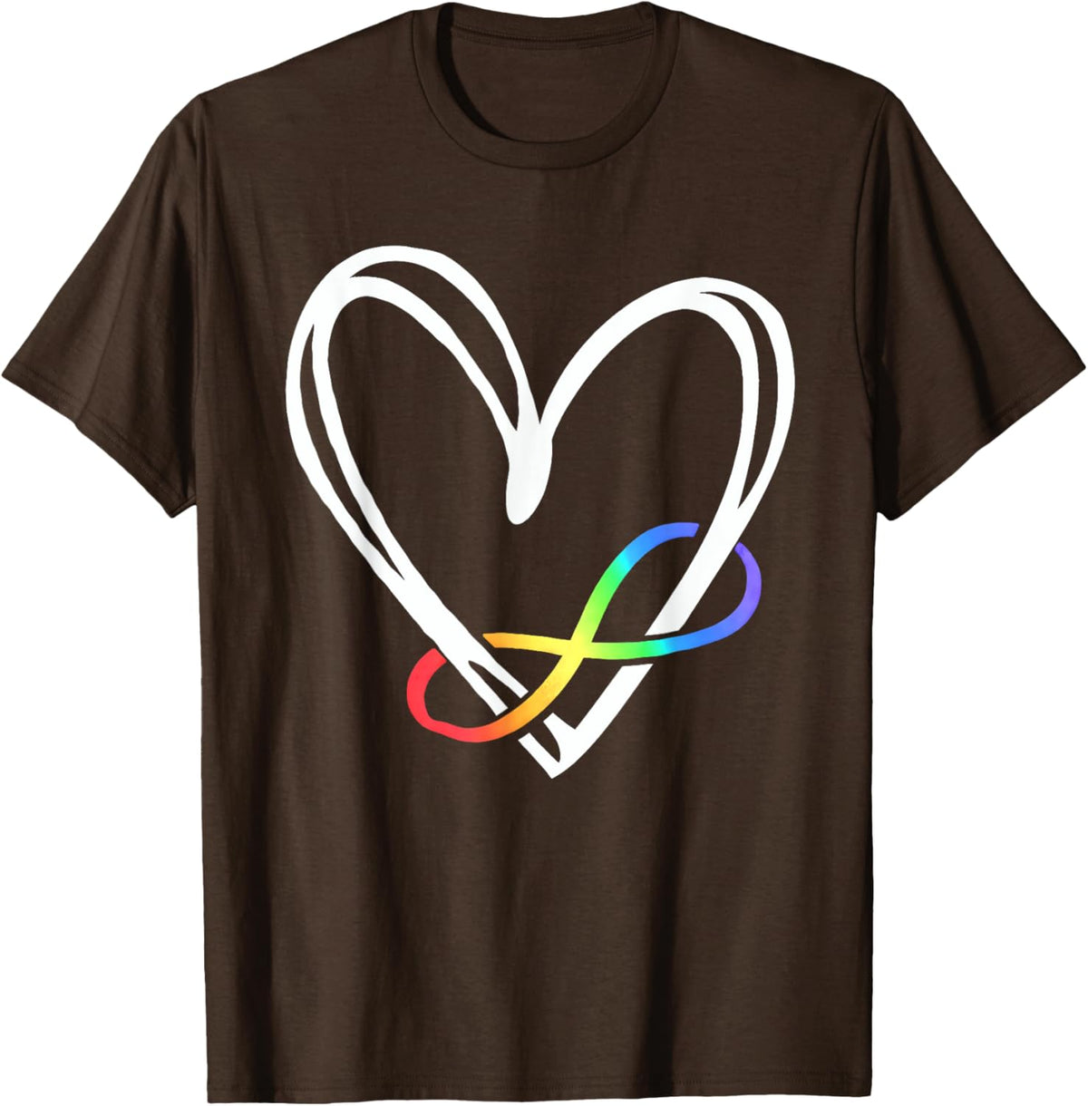 Infinity Heart Autism Awareness Love Needs No Words Tie Dye