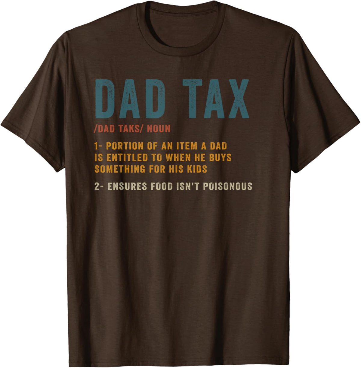 Vintage Dad Tax Definition Men Funny Father&#39;s Day