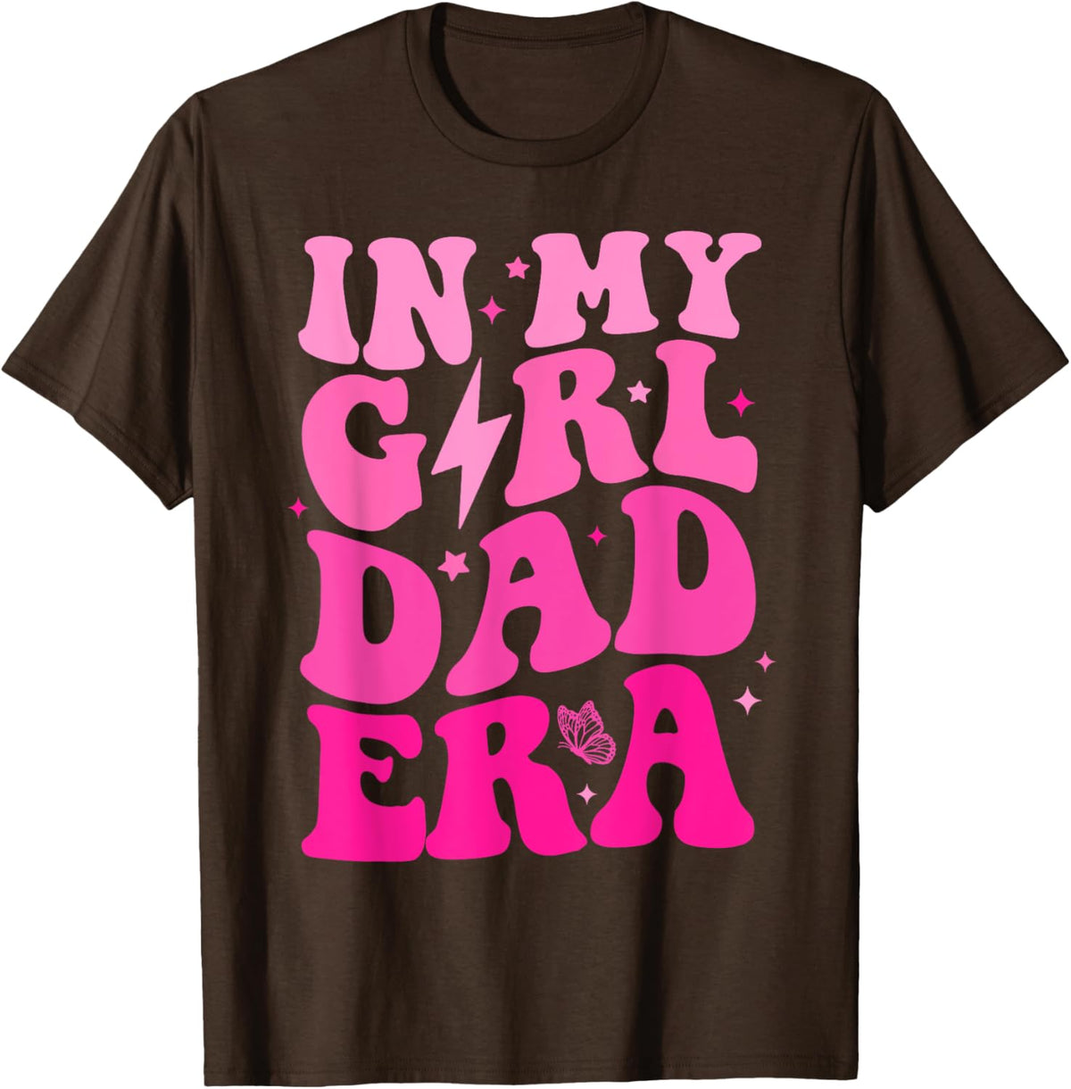 In My Dad Era Girl Groovy Retro Papa Fathers Day