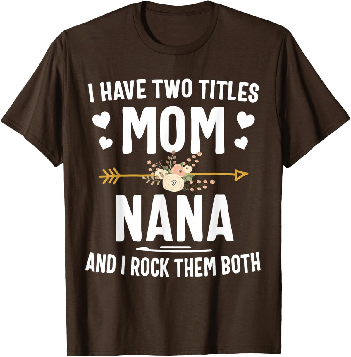 I Have Two Titles Mom And Nana Shirt Mothers Day Gifts Mother Shirt
