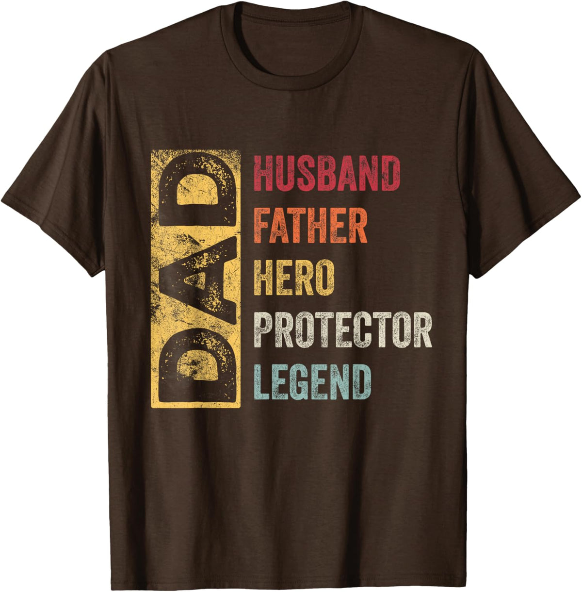 Retro Husband Father Hero Protector Legend Father Day Dad