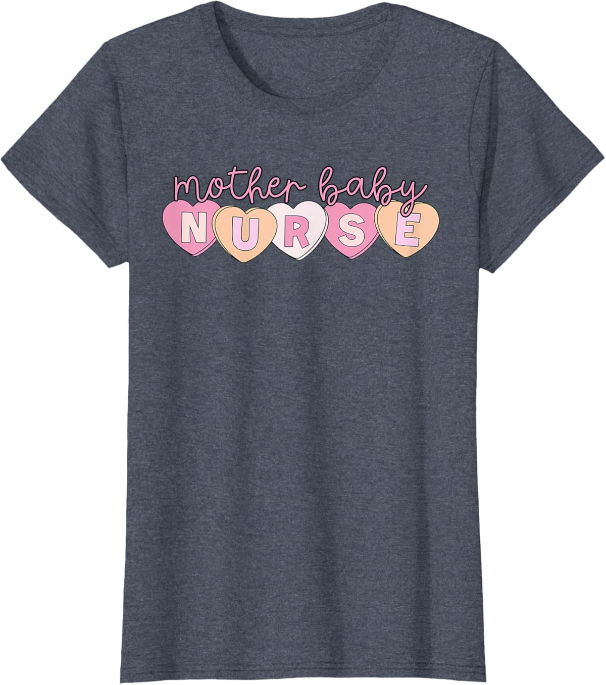 Mother Baby Nurse Hearts Valentine OBGYN Postpartum Nursing