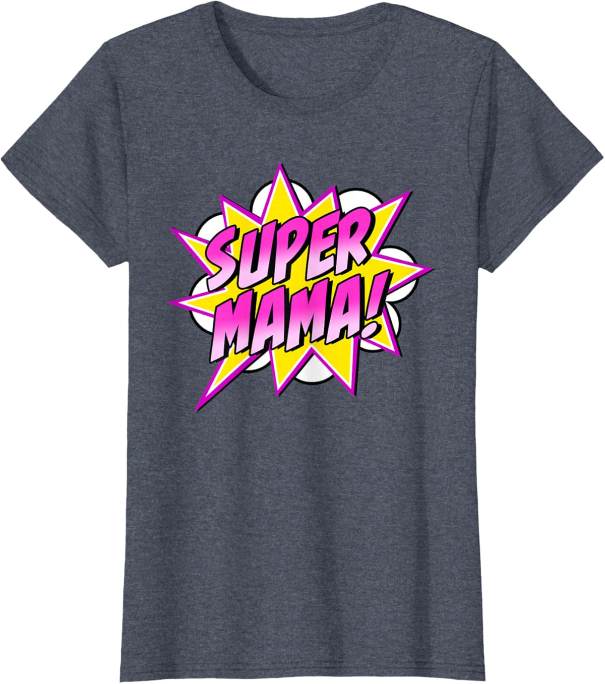 Super Mama Comic Book Superhero Mother&#39;s Day