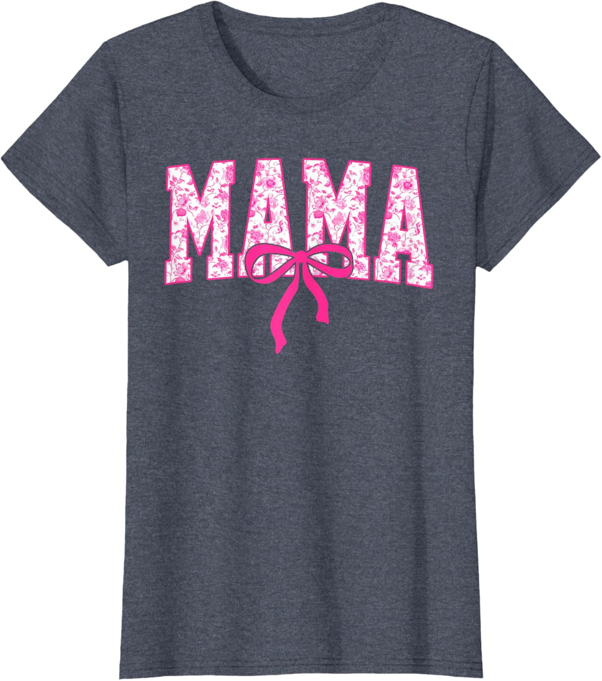 Coquette Pink Chinoiserie Mama Floral Bow Mom Mothers Day