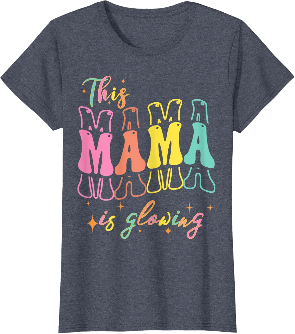 Mothers day Tee, This Mom is Glowing Mom mothers Day