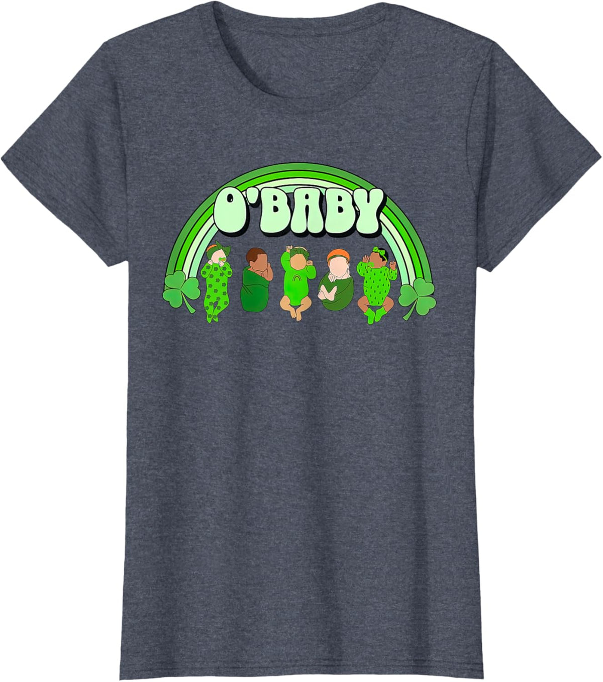 Rainbow Labor And Delivery Nurse Saint Patrick&#39;s Day NICU