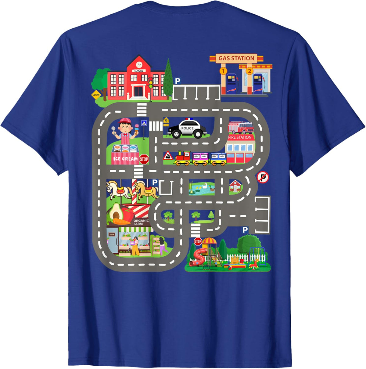 Kids Play Cars on Dad&#39;s Back Funny Father&#39;s Day Race Track