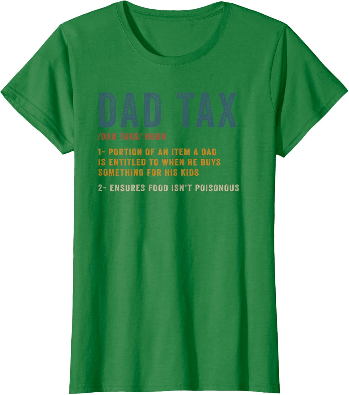 Vintage Dad Tax Definition Men Funny Father&#39;s Day