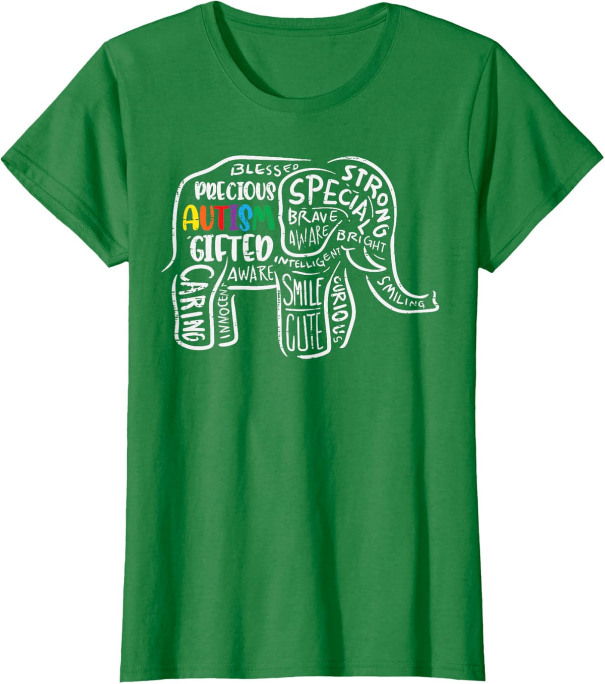 Autism Awareness Elephant Acceptance Autistic Men Women Kids