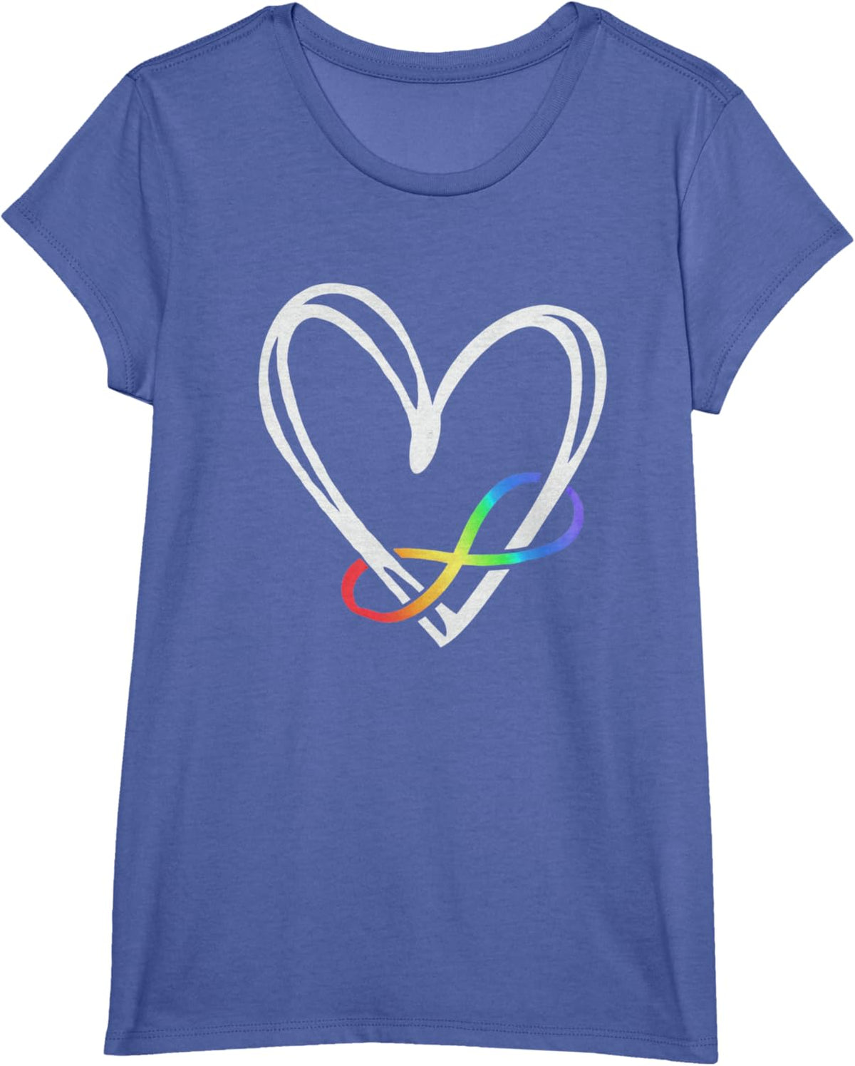 Infinity Heart Autism Awareness Love Needs No Words Tie Dye
