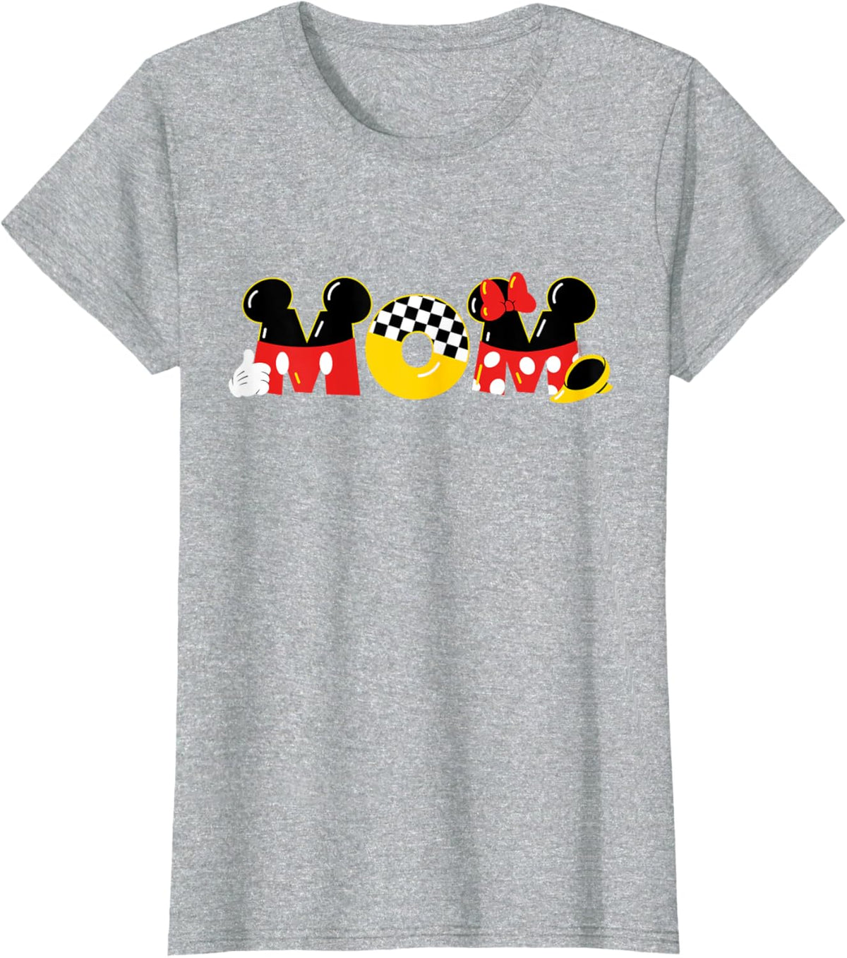 Disney Mickey Mouse &amp; Minnie Mouse Mom Mother\u2019s Day Birthday Mother Shirt