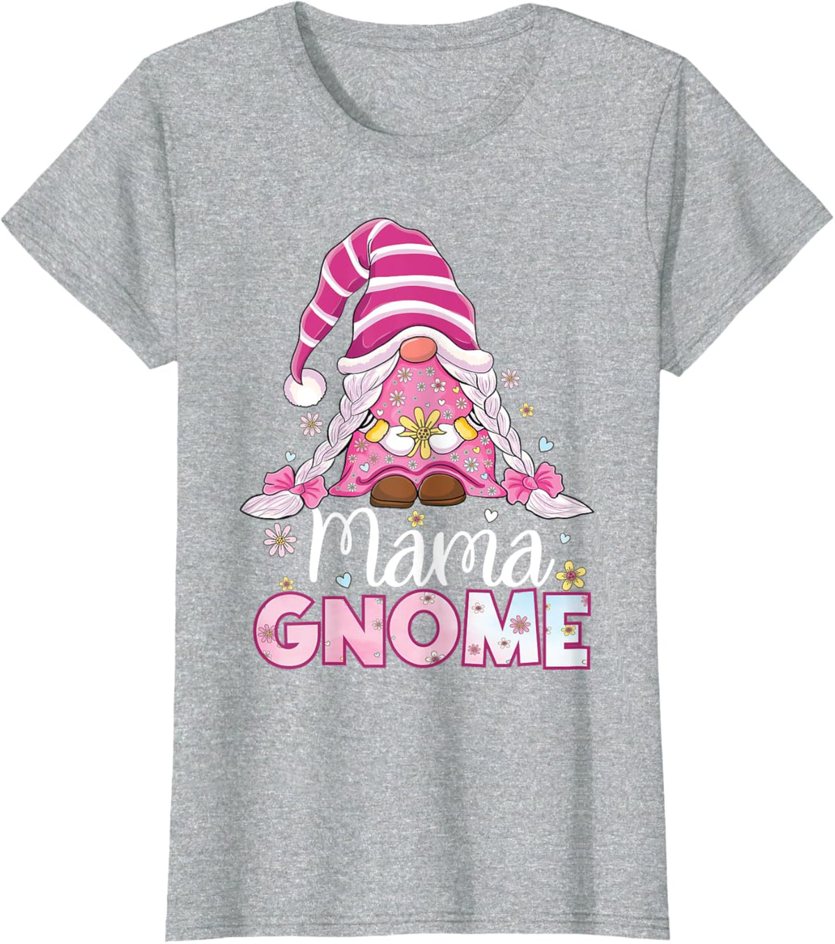 Flower For Mom Gnomies Cute Gnome Mom Happy Mother&#39;s Day