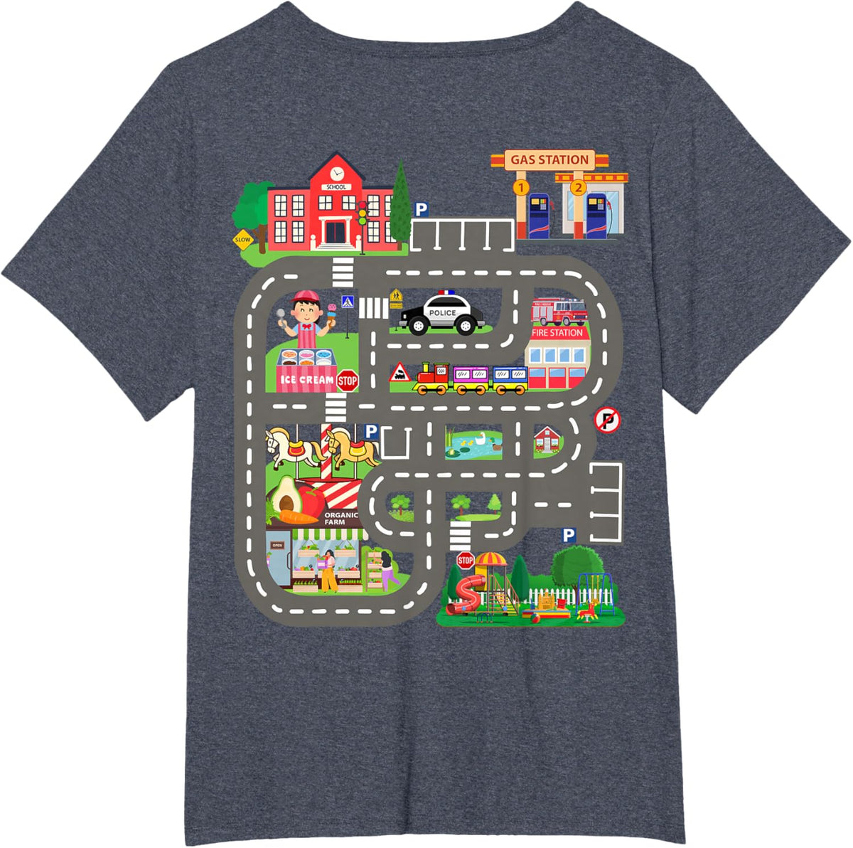 Kids Play Cars on Dad&#39;s Back Funny Father&#39;s Day Race Track