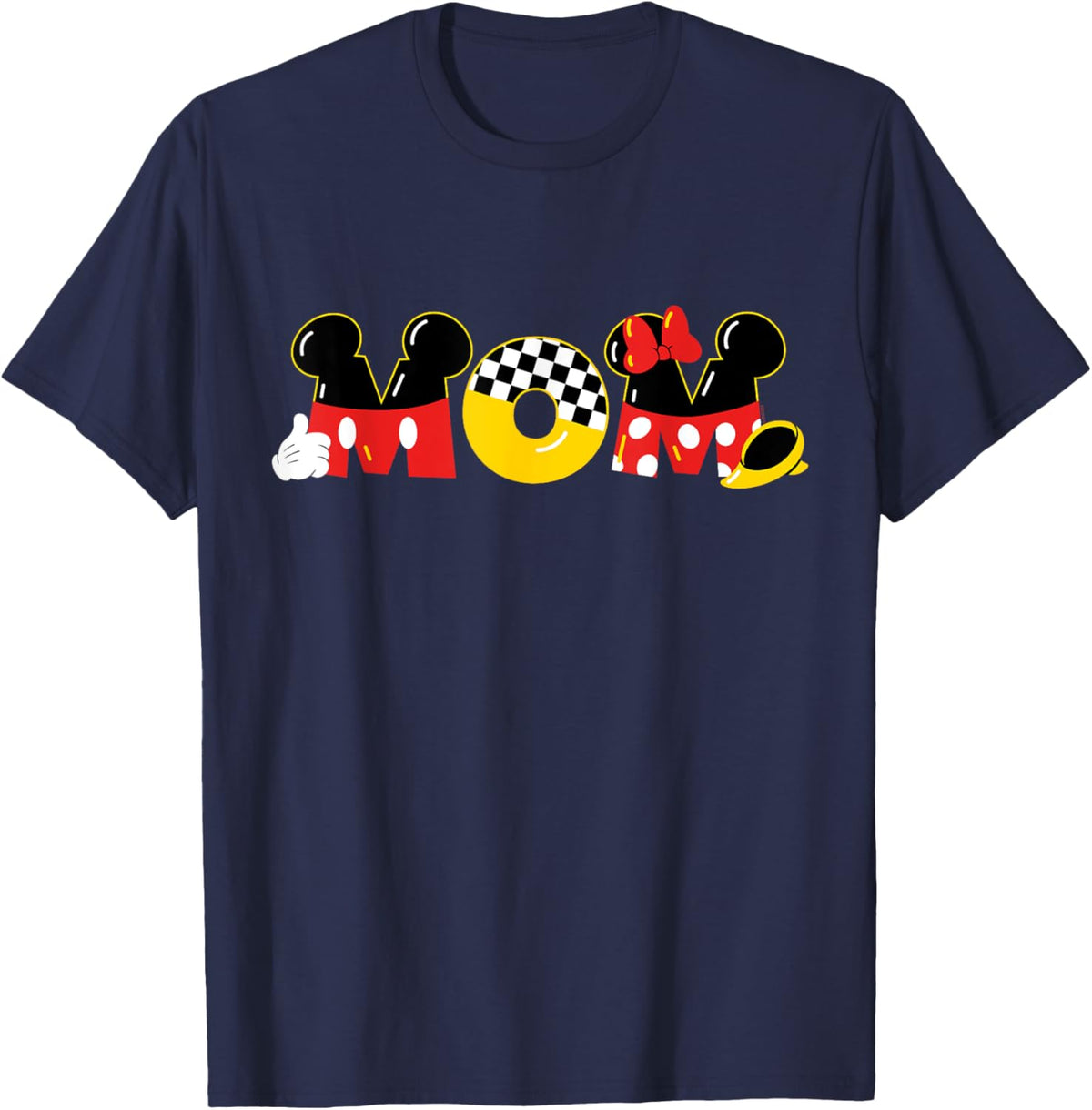 Disney Mickey Mouse &amp; Minnie Mouse Mom Mother\u2019s Day Birthday Mother Shirt