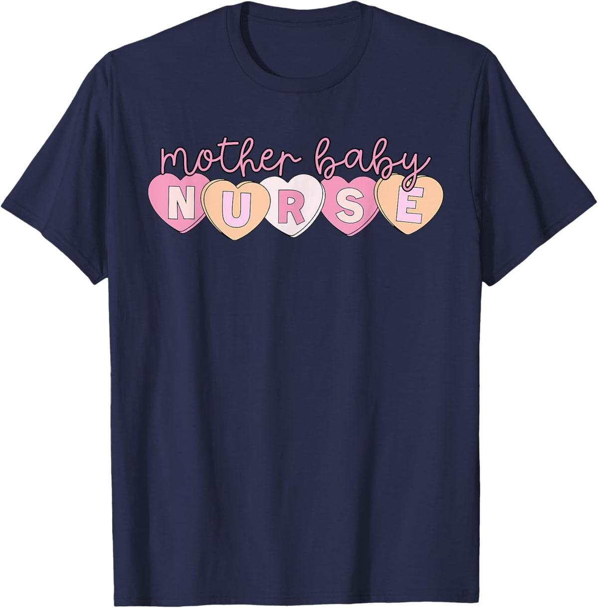 Mother Baby Nurse Hearts Valentine OBGYN Postpartum Nursing