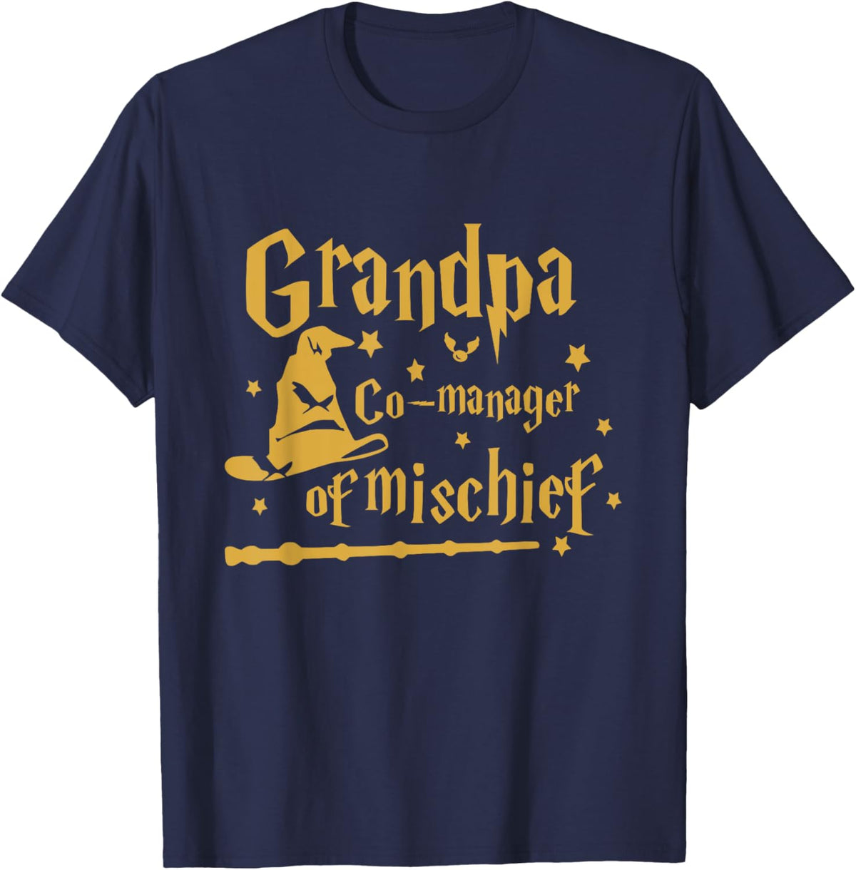 Funny Men Magical Grandpa Manager of Mischief Father&#39;s Day