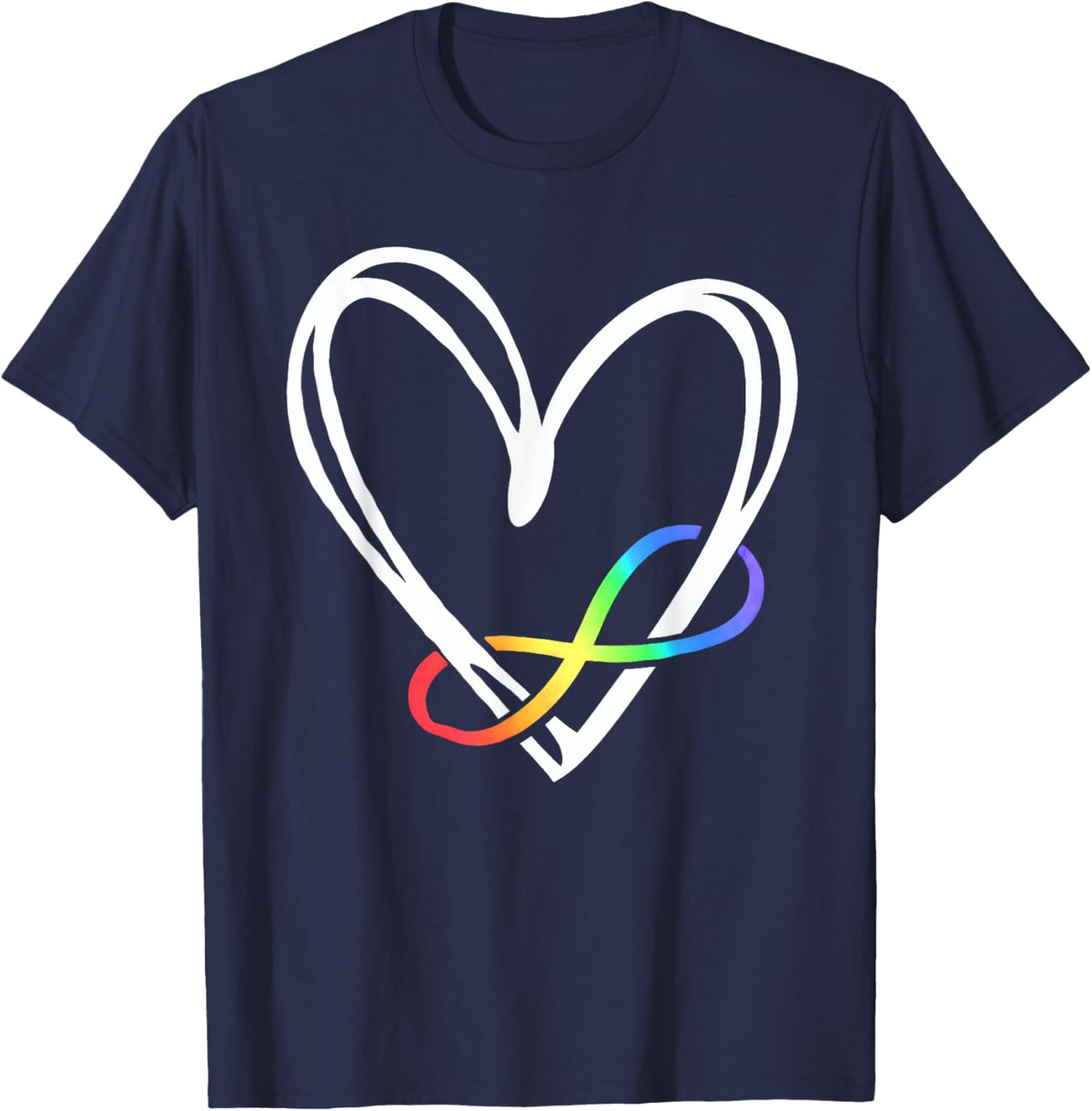 Infinity Heart Autism Awareness Love Needs No Words Tie Dye