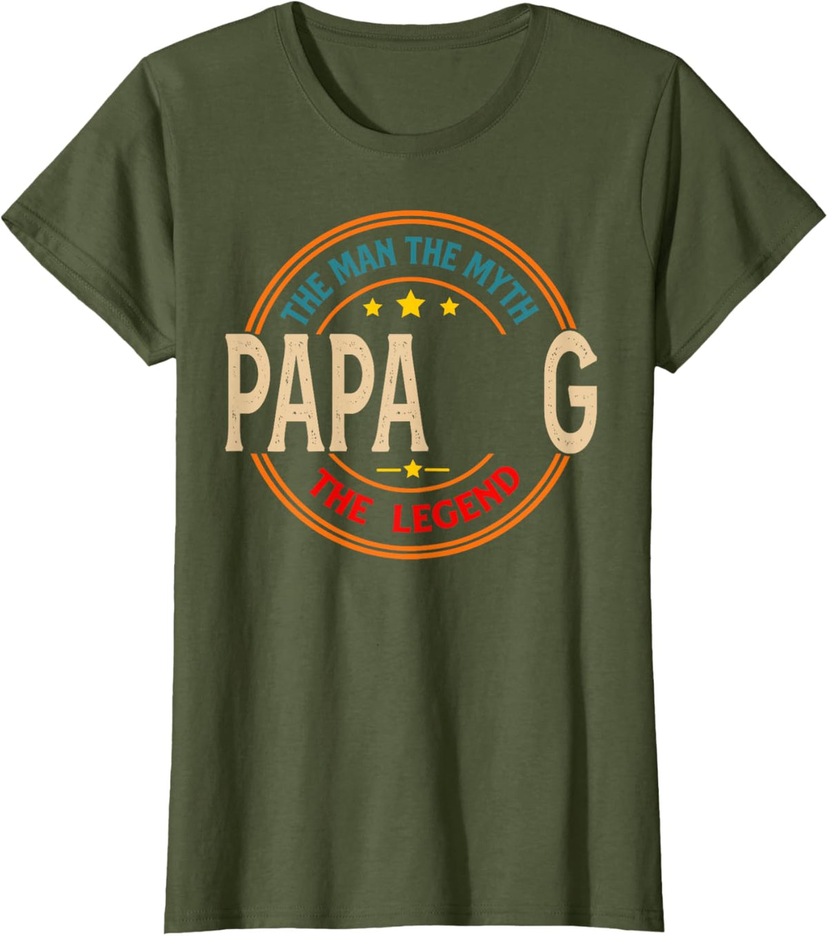 PAPA G The Legend The Man, Funny PAPA G Fathers Day