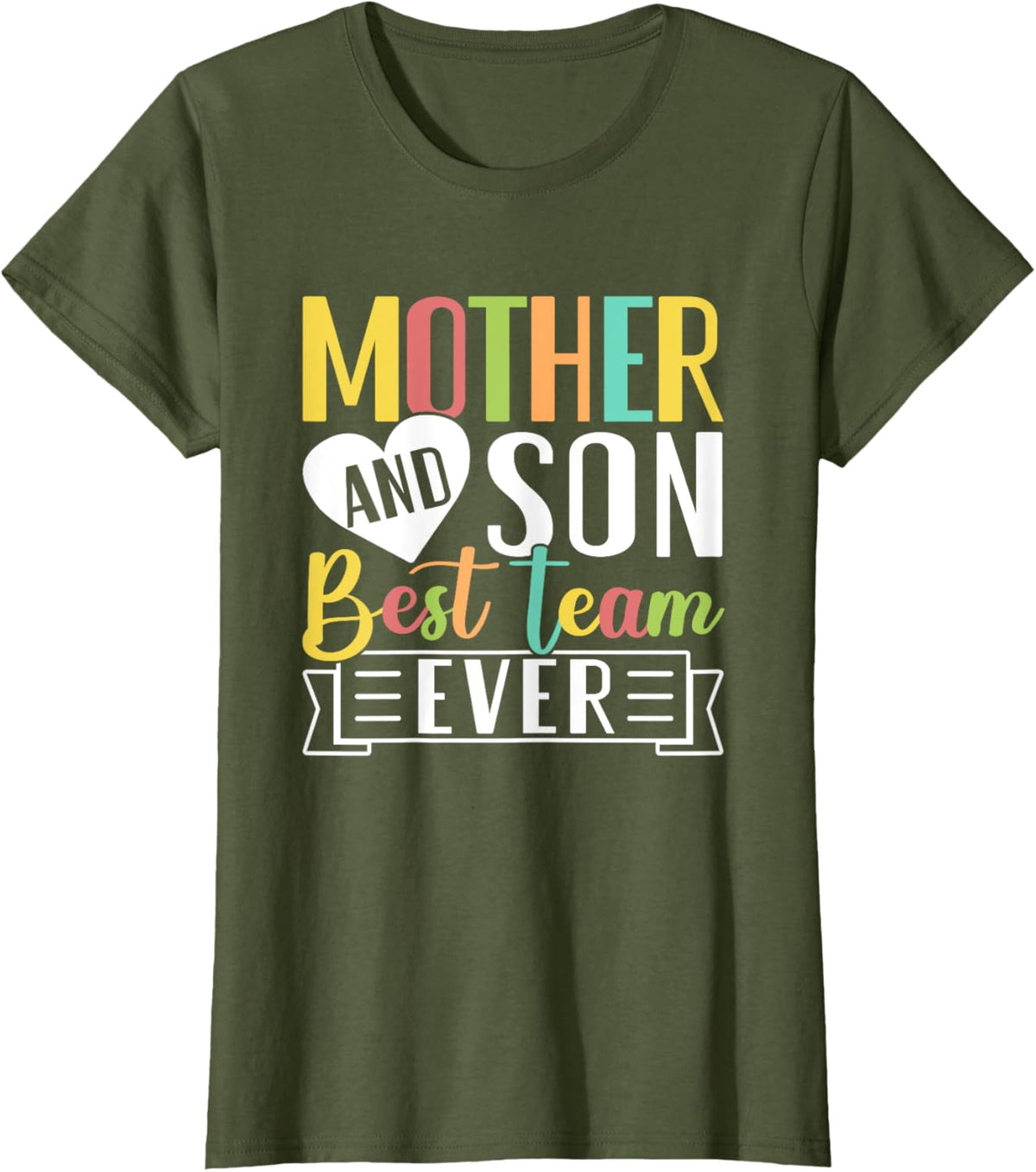 Mothers Day Mama Mom Son Love Mommy Mama Mother&#39;s Black Unisex Classic Fit Crew Neck Short Sleeve Mother Shirt