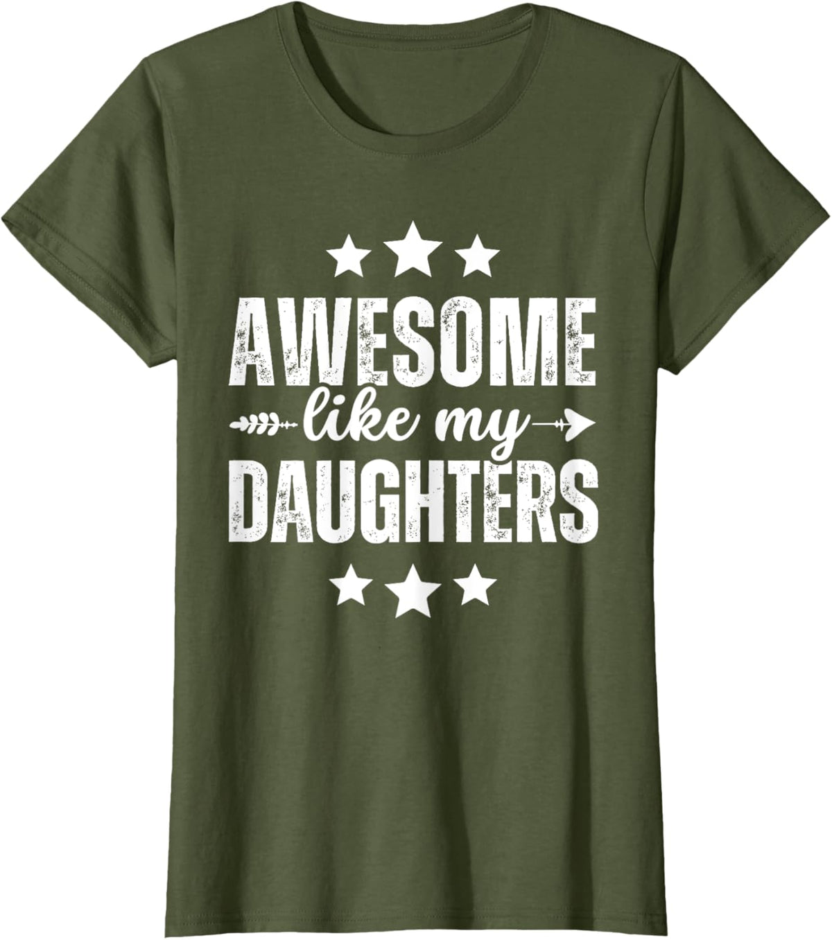 Awesome Like My Daughters Funny Fathers Day Dad Vintage