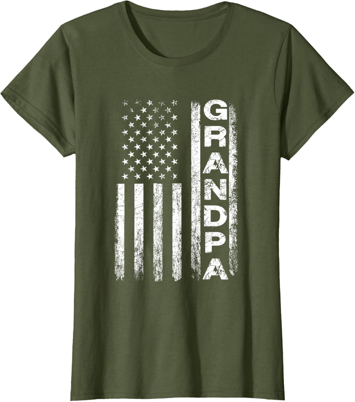 Grandpa Vintage American Flag Father&#39;s Day 4th of July Papa