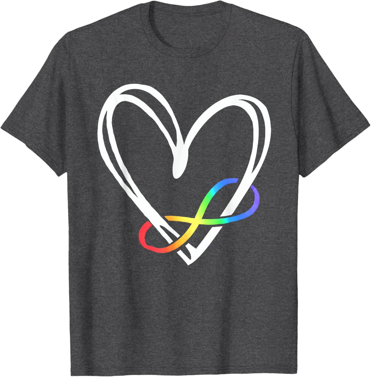 Infinity Heart Autism Awareness Love Needs No Words Tie Dye
