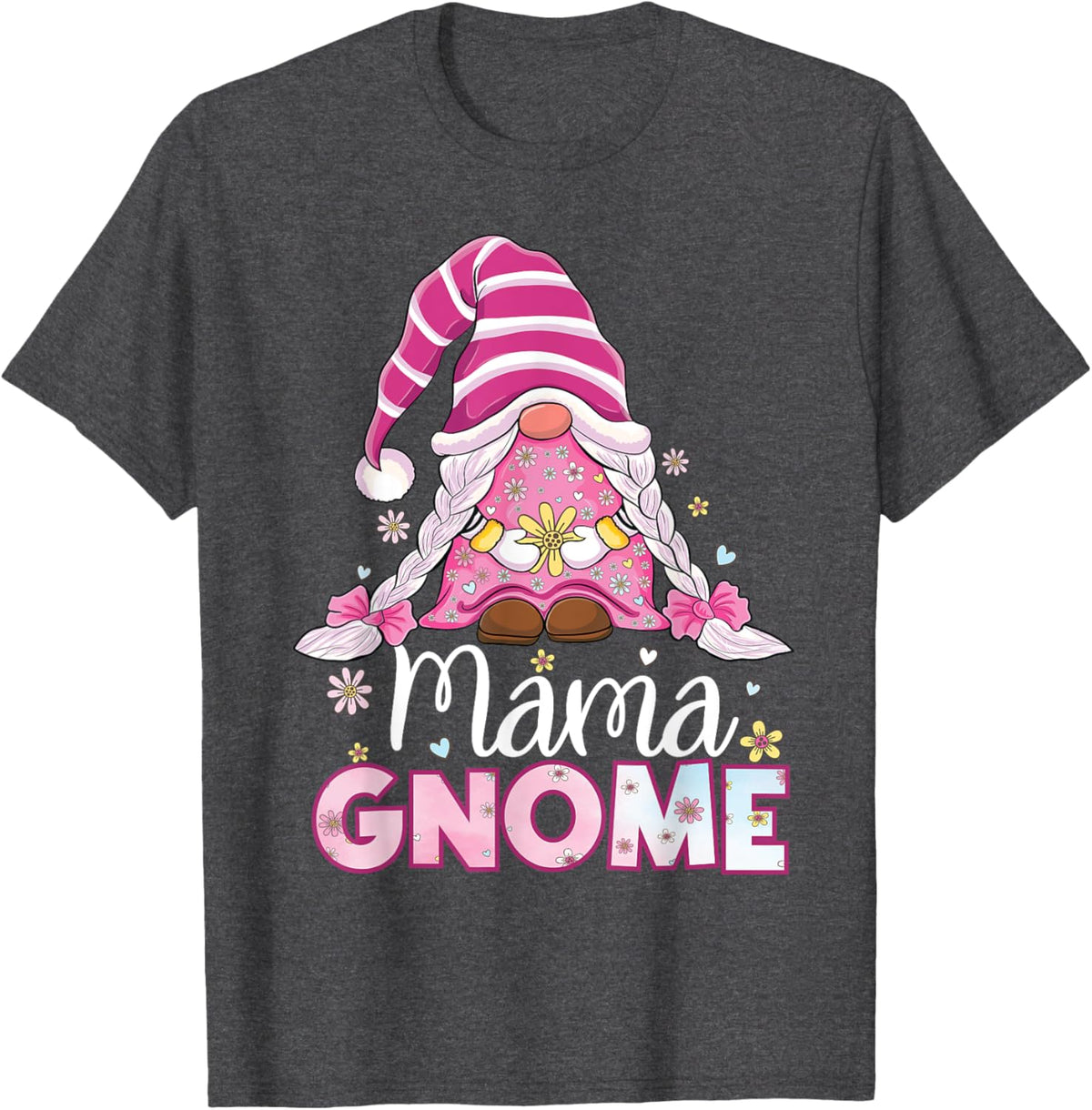 Flower For Mom Gnomies Cute Gnome Mom Happy Mother&#39;s Day