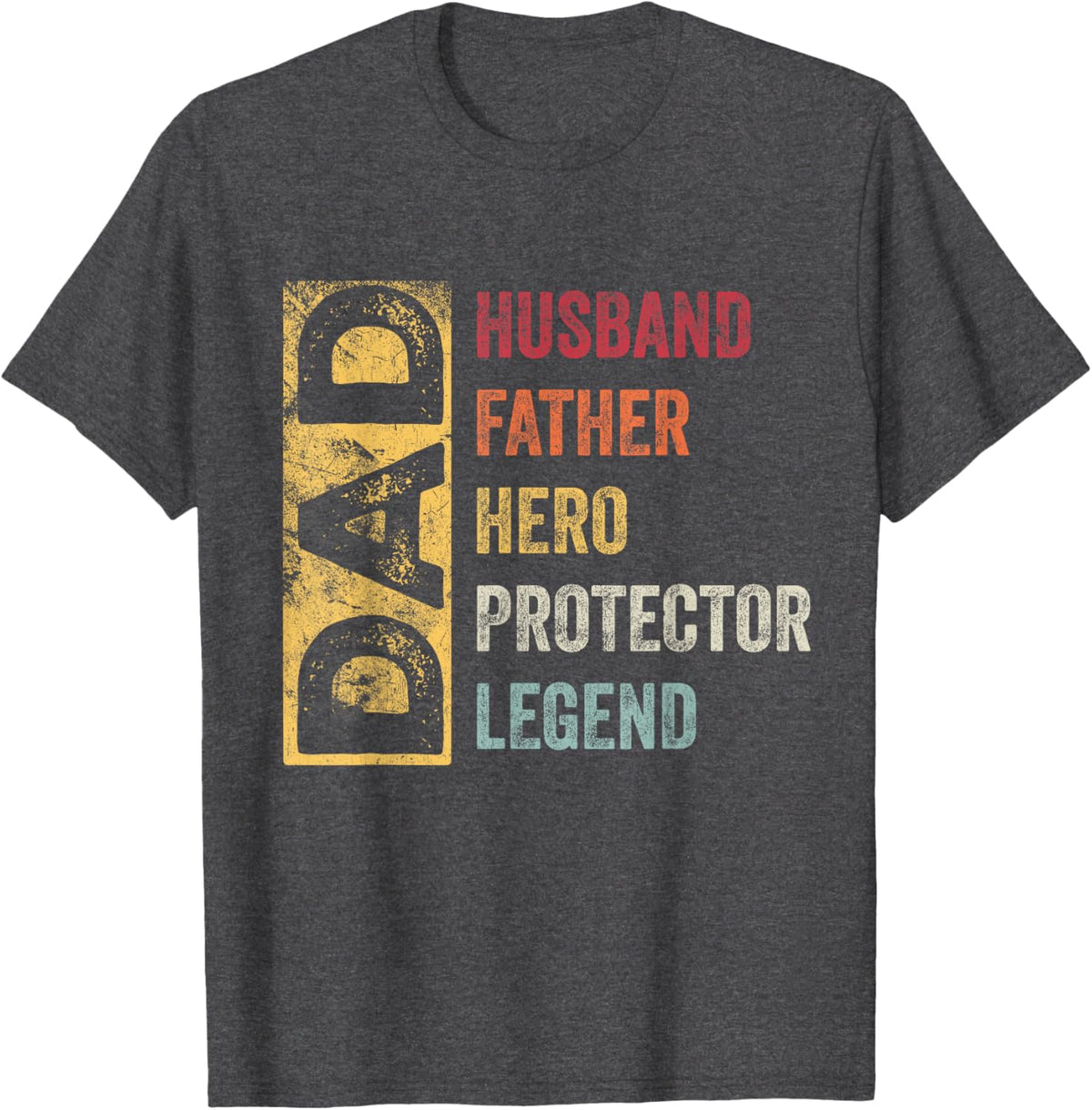 Retro Husband Father Hero Protector Legend Father Day Dad