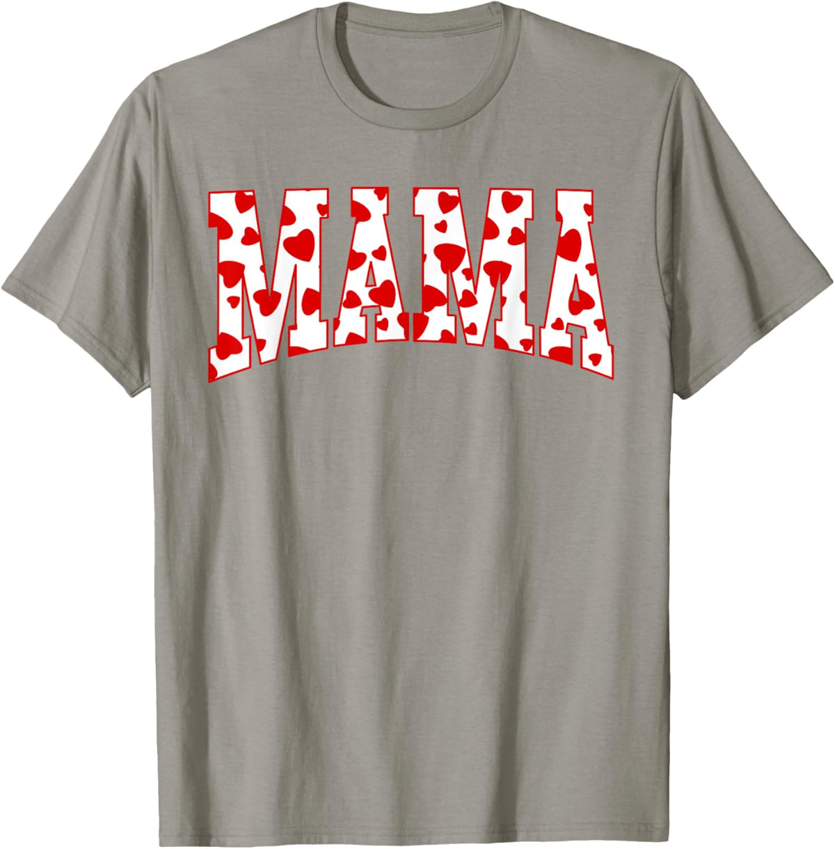 Mama Valentine Heart Valentines Day Family Matching Funny Mother Shirt