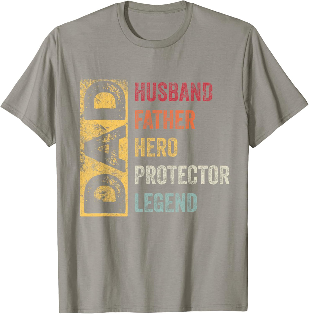 Retro Husband Father Hero Protector Legend Father Day Dad
