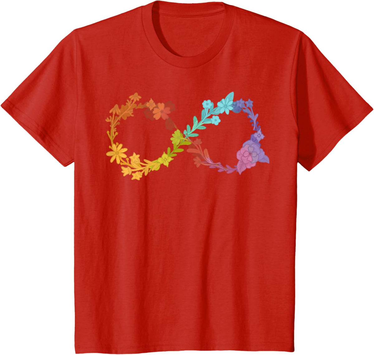 Floral Neurodiversity Infinity Symbol Autism Awareness