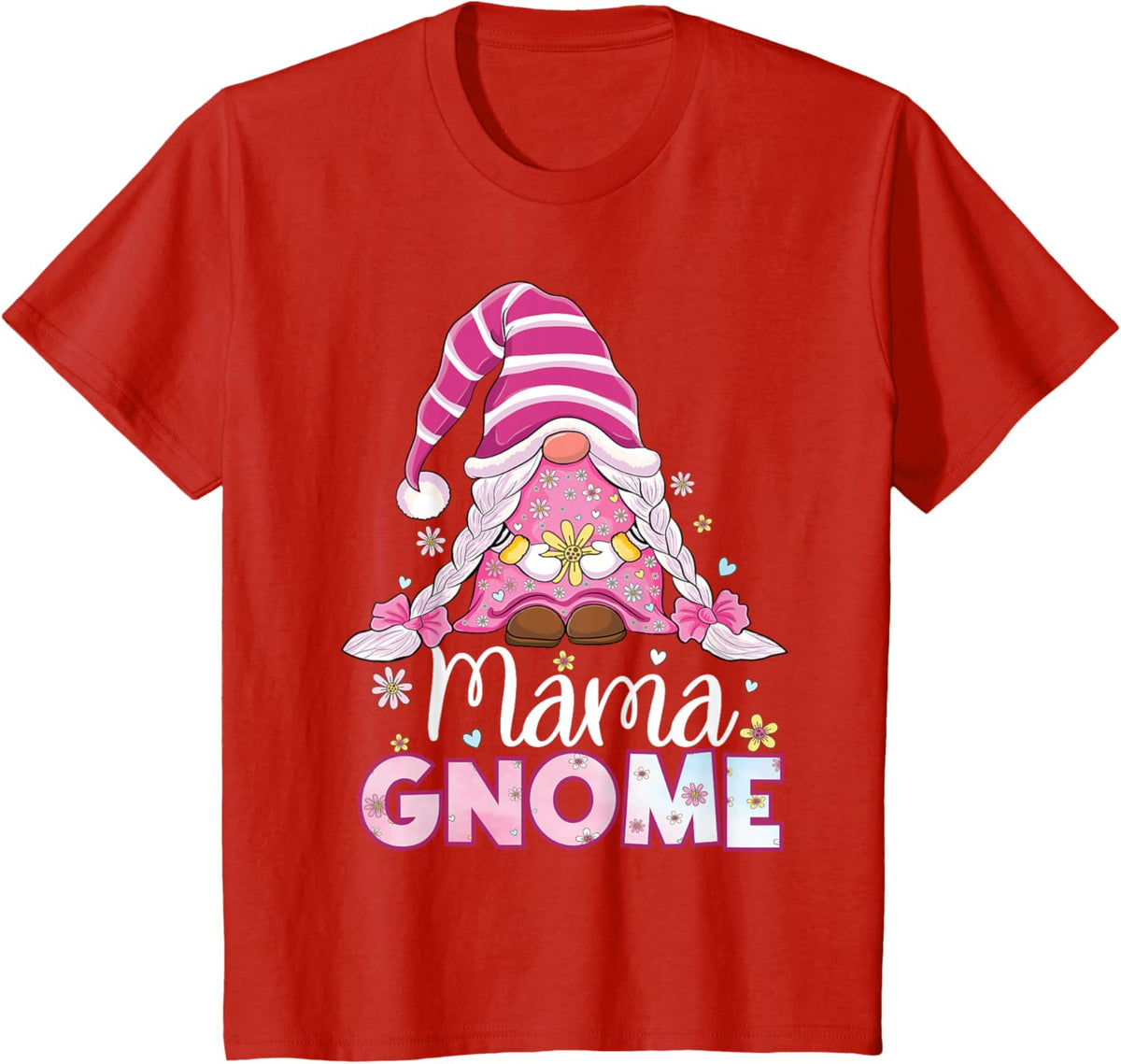 Flower For Mom Gnomies Cute Gnome Mom Happy Mother&#39;s Day