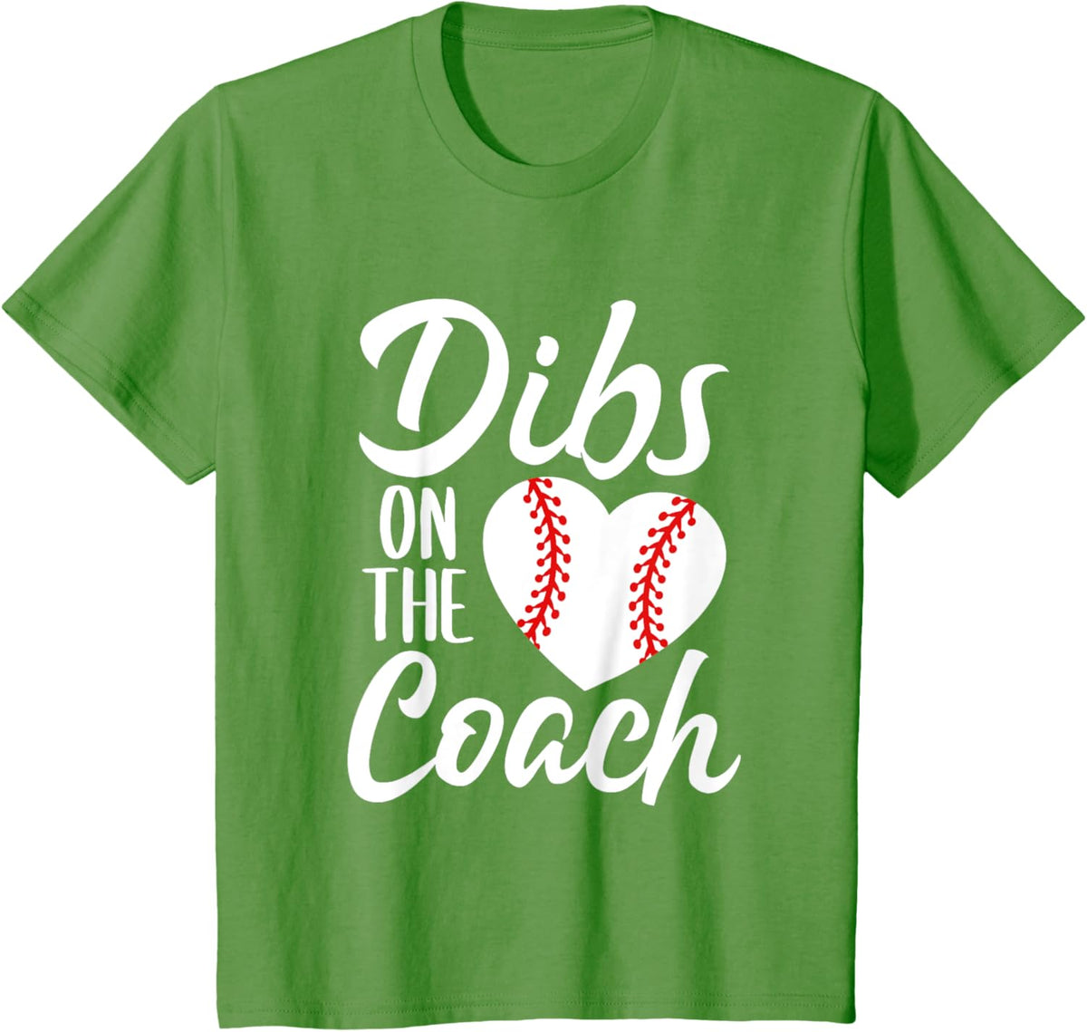 Dibs On The Coach Funny Baseball Heart Cute Mother&#39;s Day