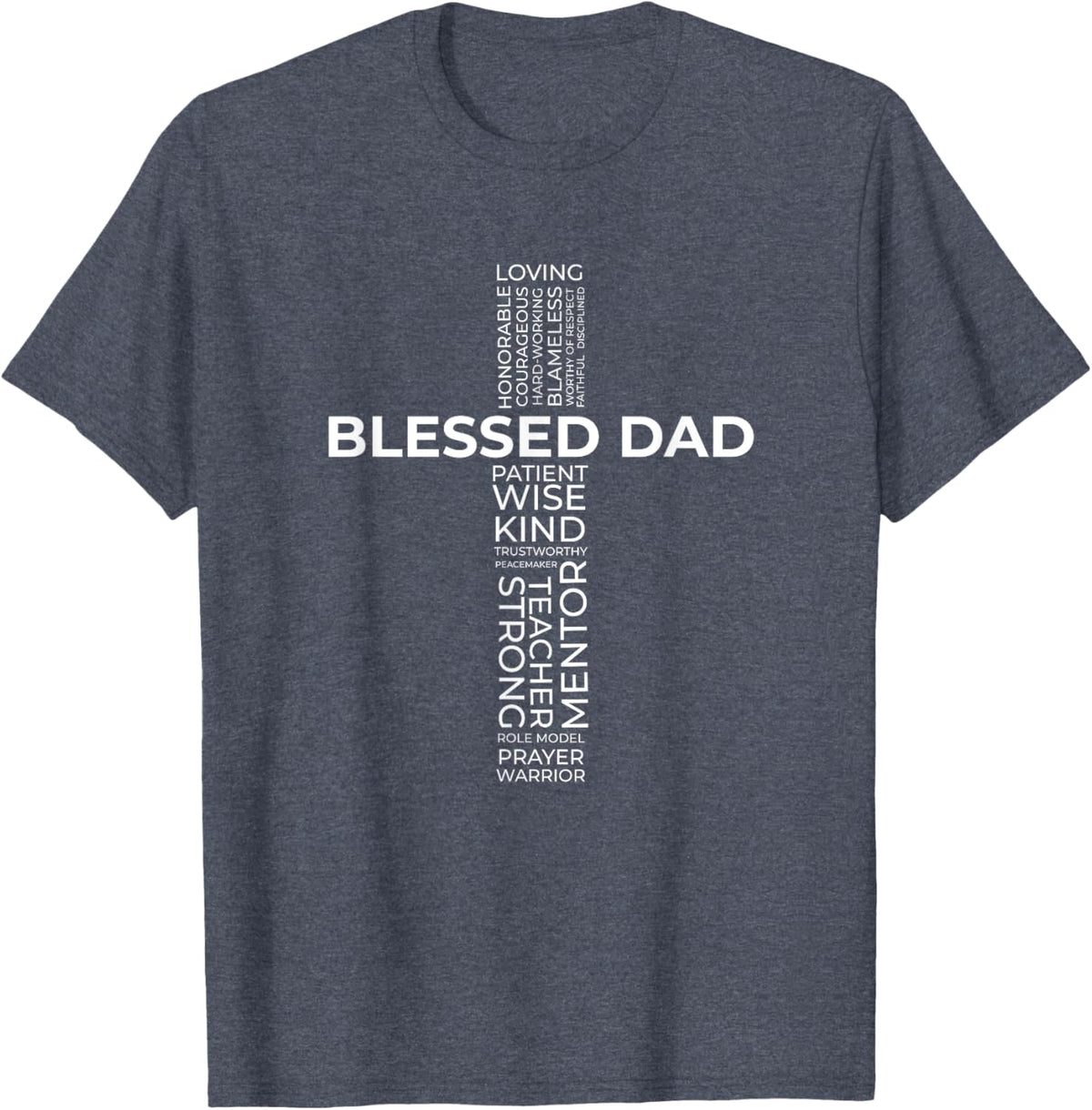 Christian Blessed Dad Cross Father&#39;s Day Shirt