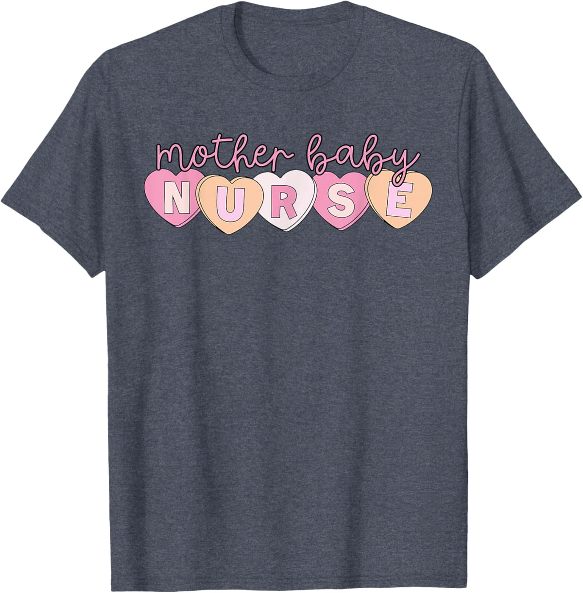 Mother Baby Nurse Hearts Valentine OBGYN Postpartum Nursing