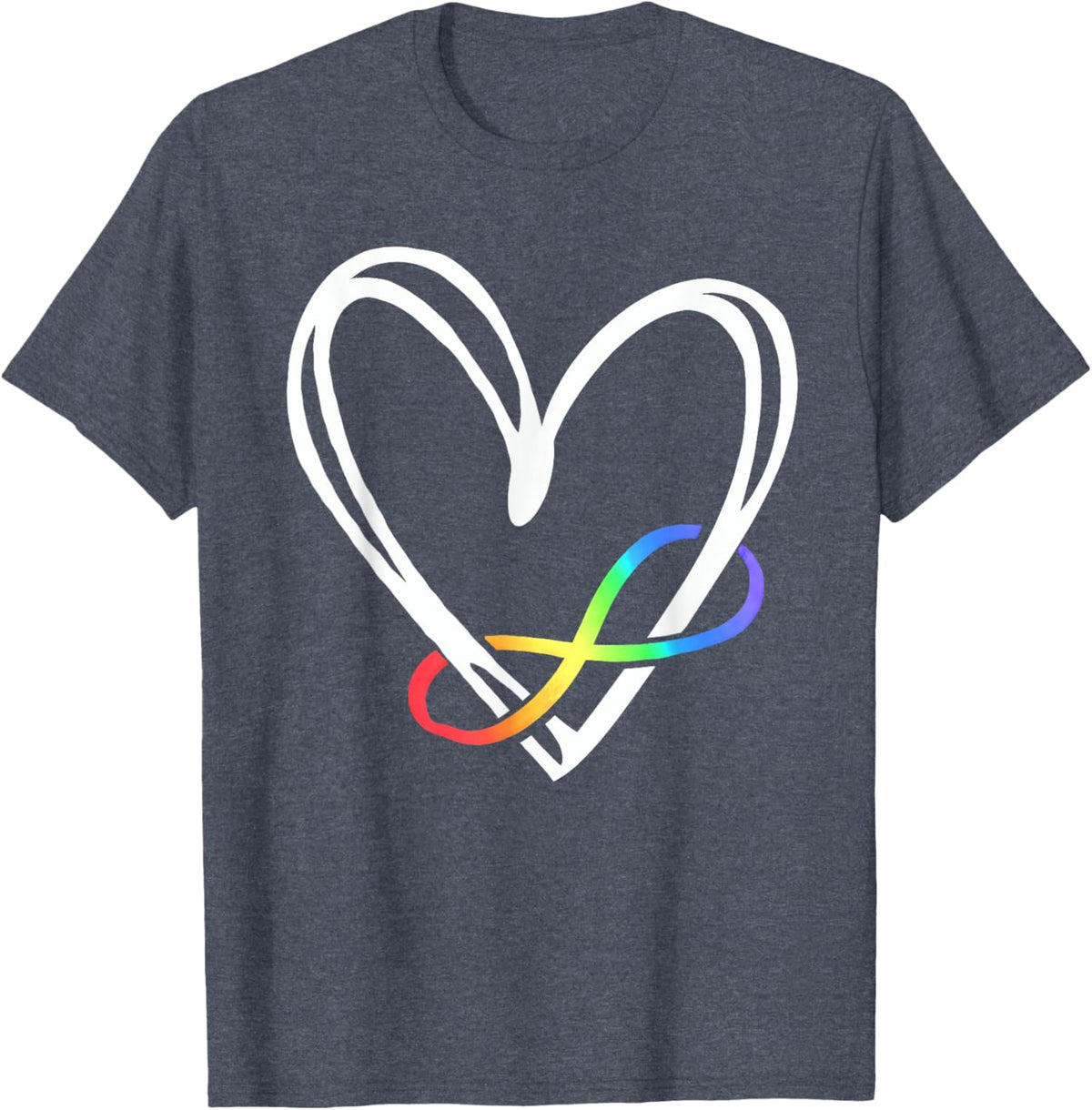 Infinity Heart Autism Awareness Love Needs No Words Tie Dye